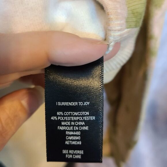 AFRM Blush Olive Tie Dye Sweatshirt Size XS - Picture 4 of 4